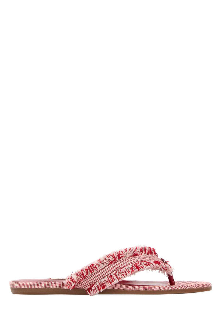 Pink Textured Bay Slippers 1