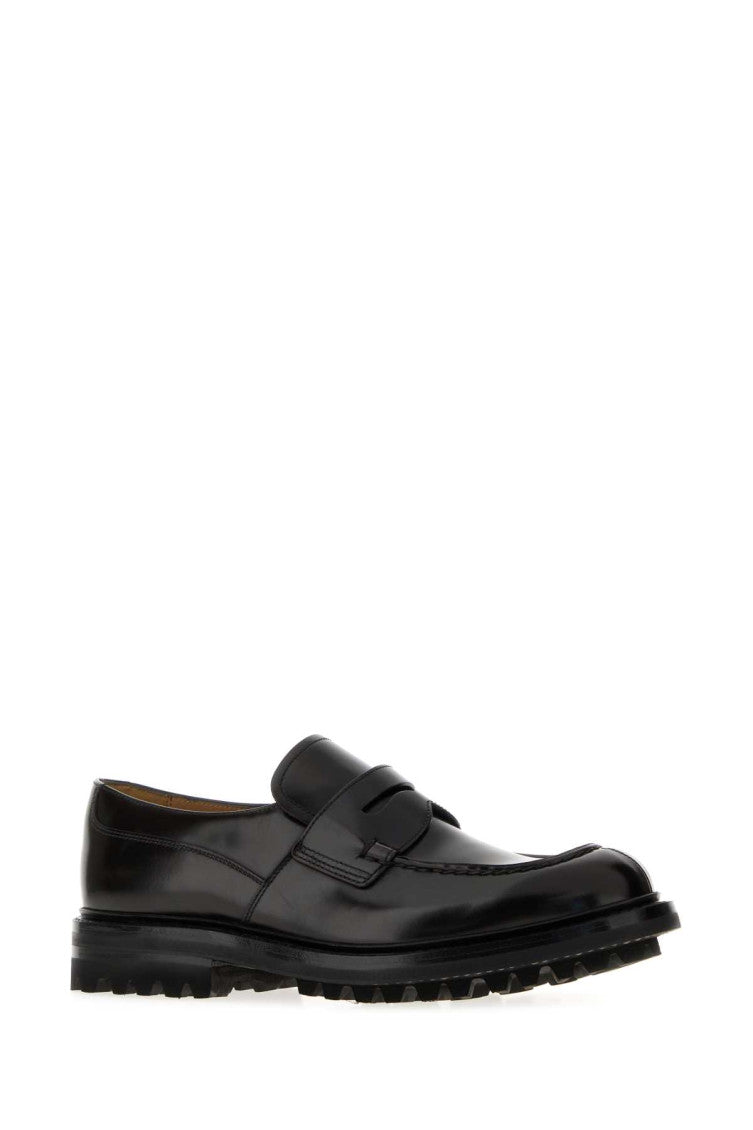 Black Leather Loafers 2