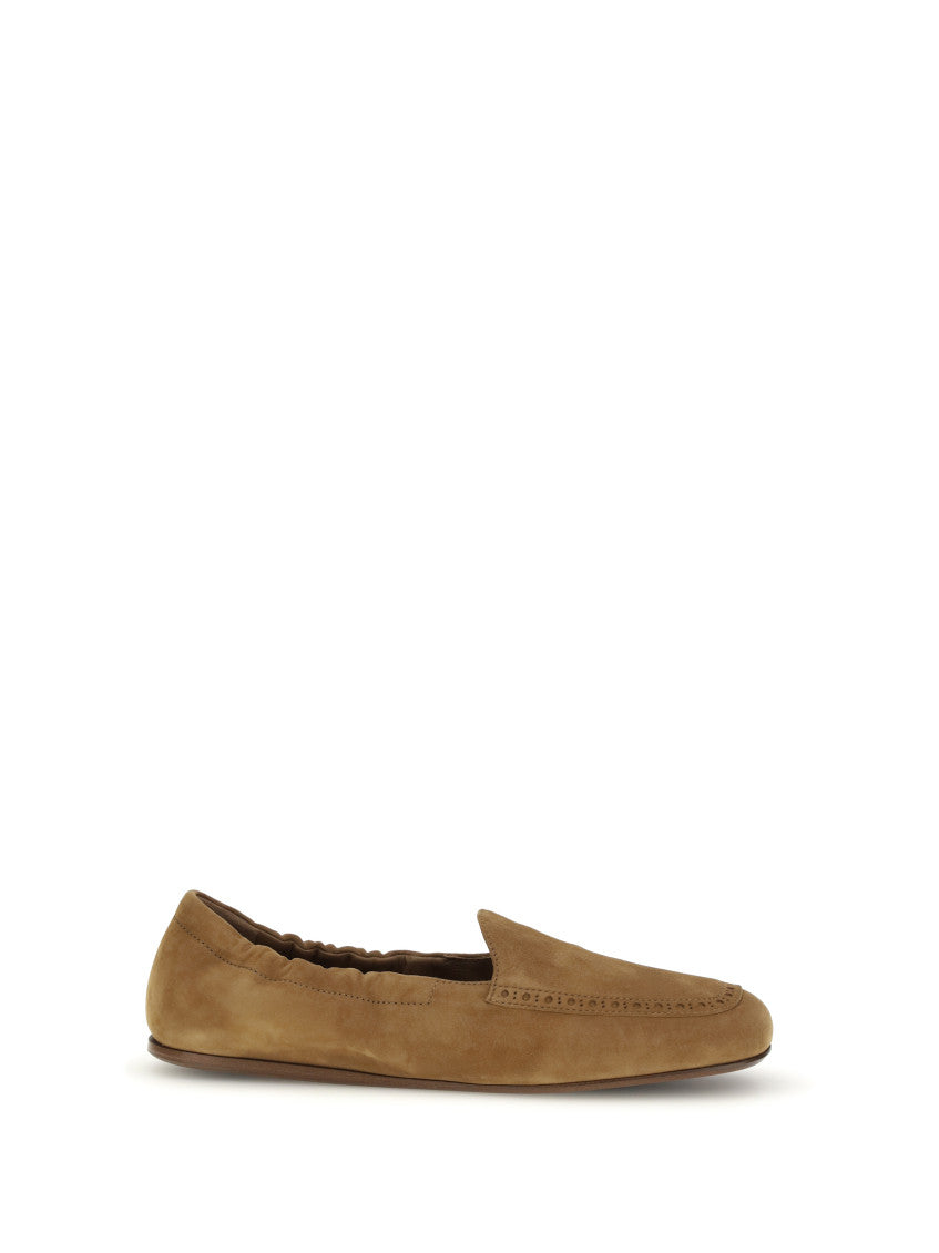 Brown Suede Loafers 1
