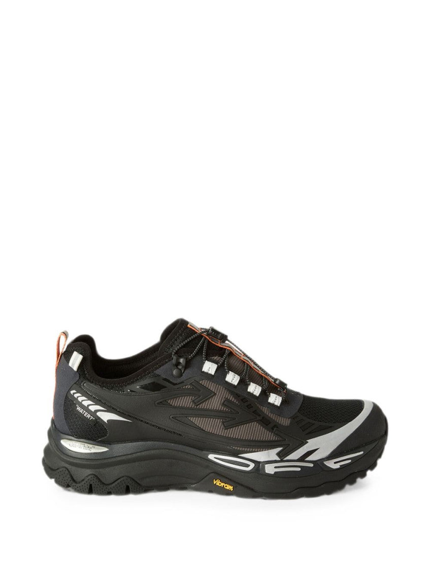 Black Graphic Be Right Back Sneakers 1