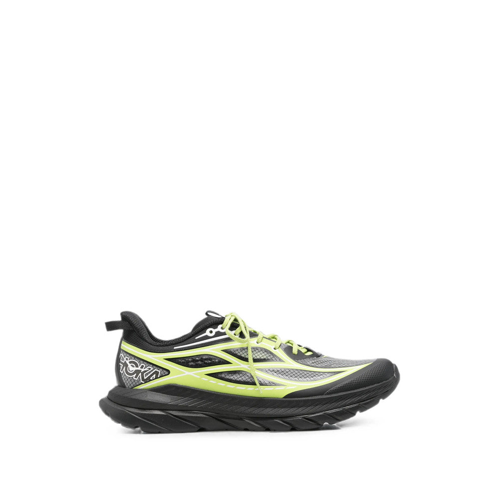 Grey Textured Technical Sneakers 1