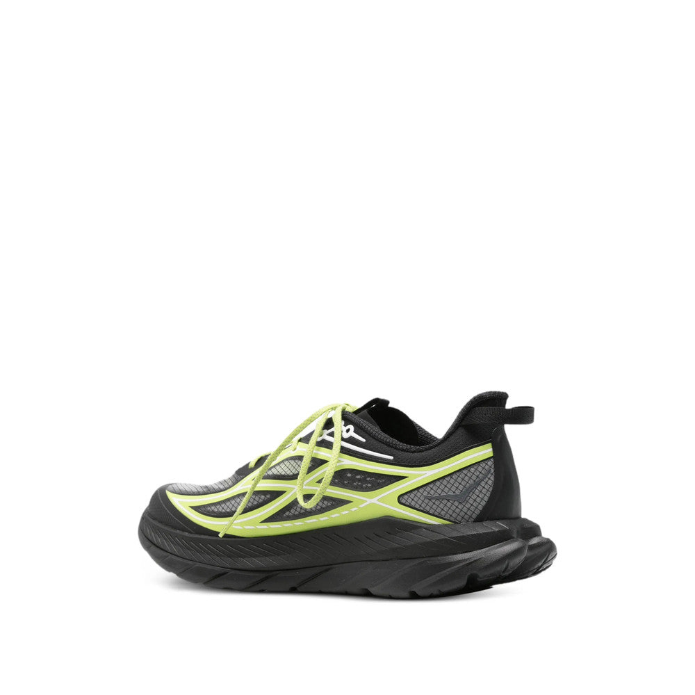 Grey Textured Technical Sneakers 3