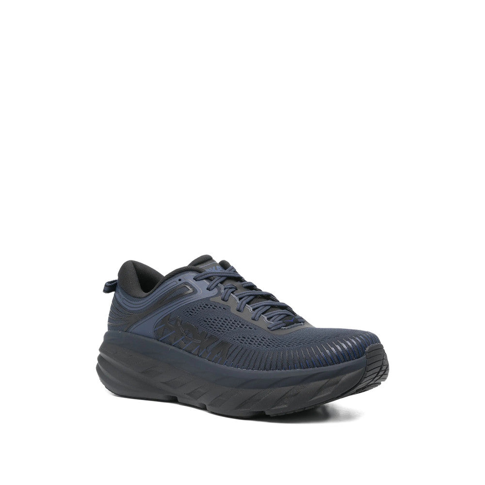 Blue Textured Clifton Sneaker 4