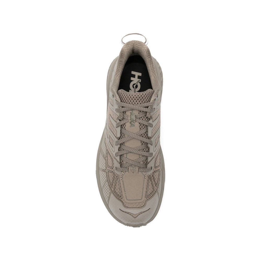 Beige Textured Vibram Sneakers 4