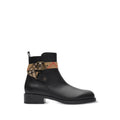 Black Checks Huntley Boots 1