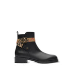 Black Checks Huntley Boots 1
