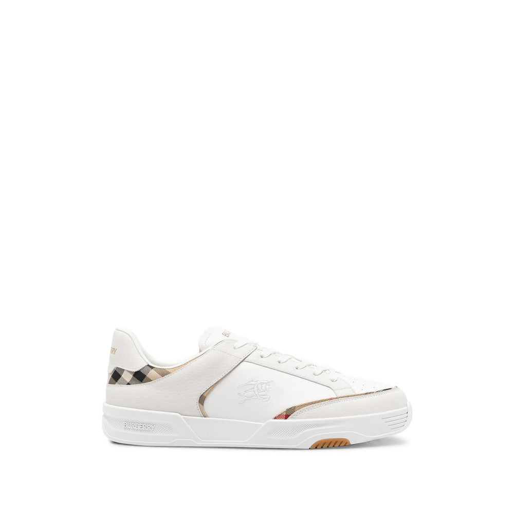 White Logo Harrow Sneakers 1