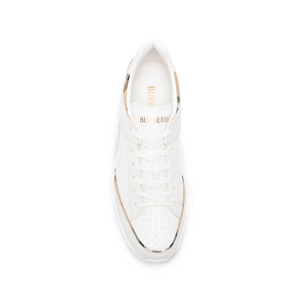 White Logo Harrow Sneakers 3