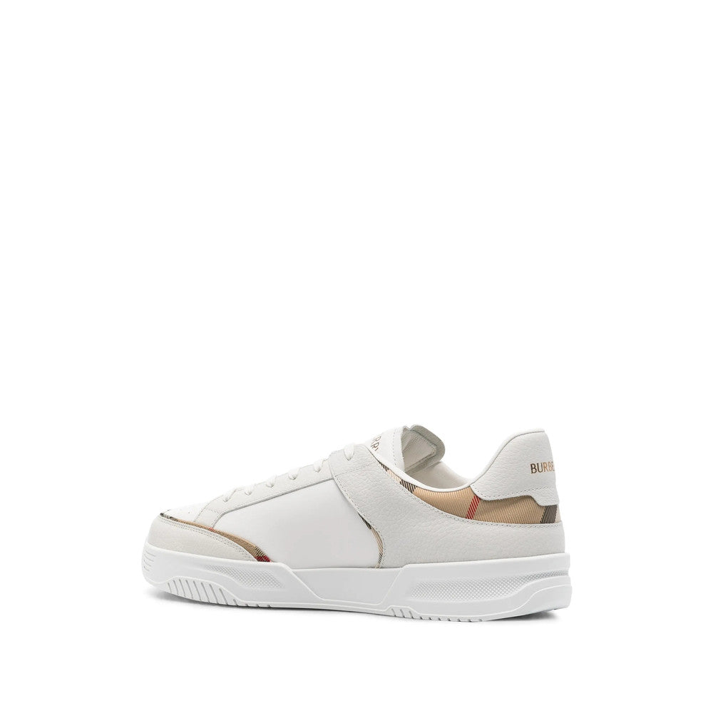 White Logo Harrow Sneakers 4