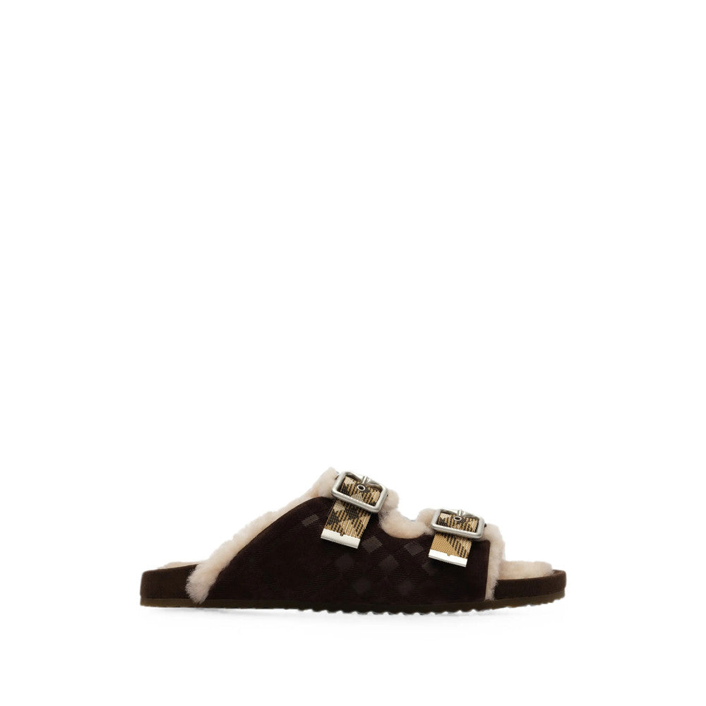 Brown Textured Urchin Sandals 1