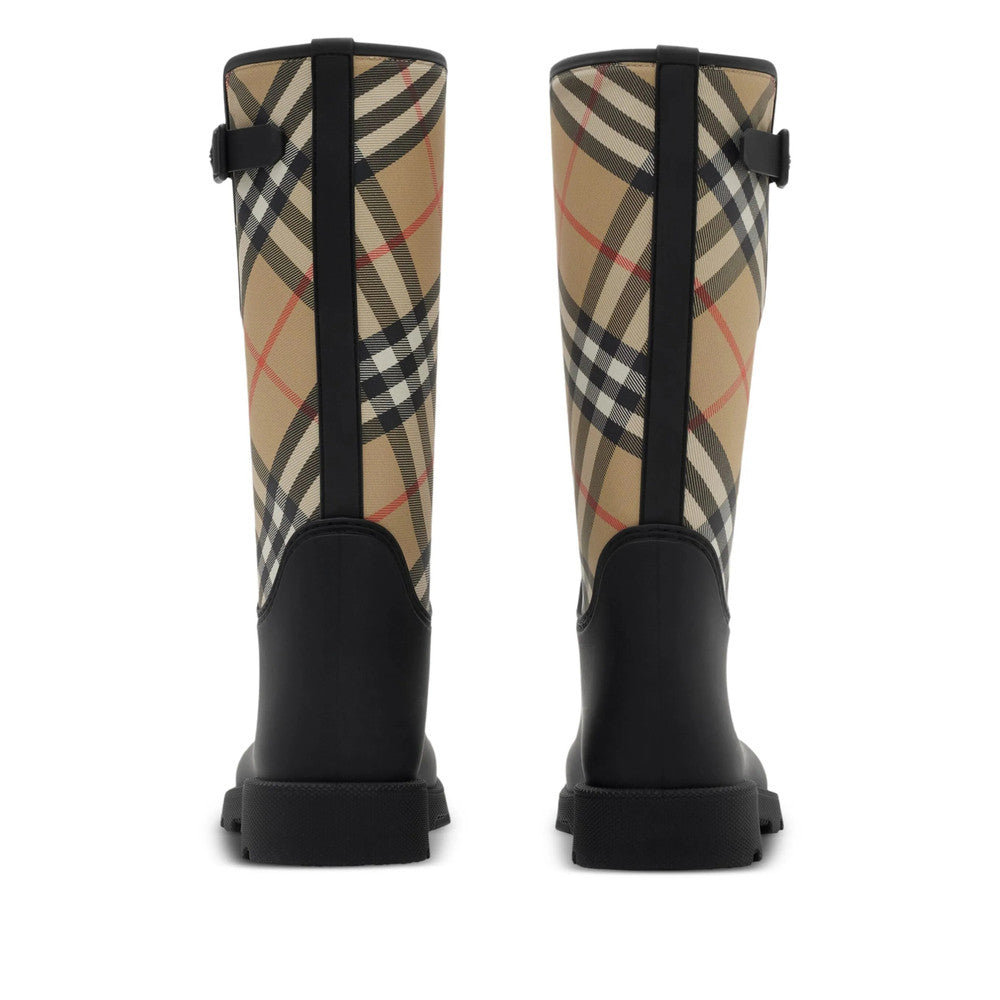 Black Checks Marsh Boots 2