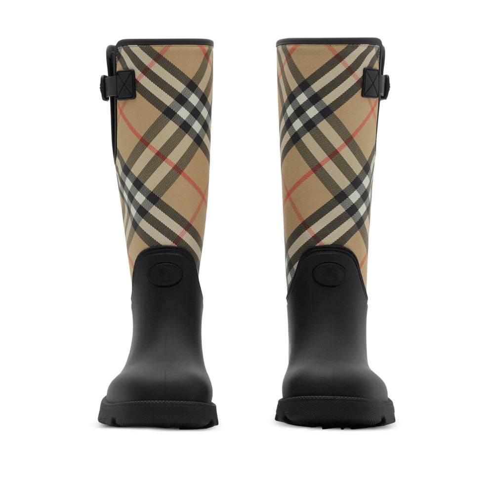 Black Checks Marsh Boots 3