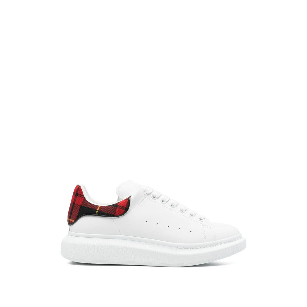 White Plaid Sneakers 1