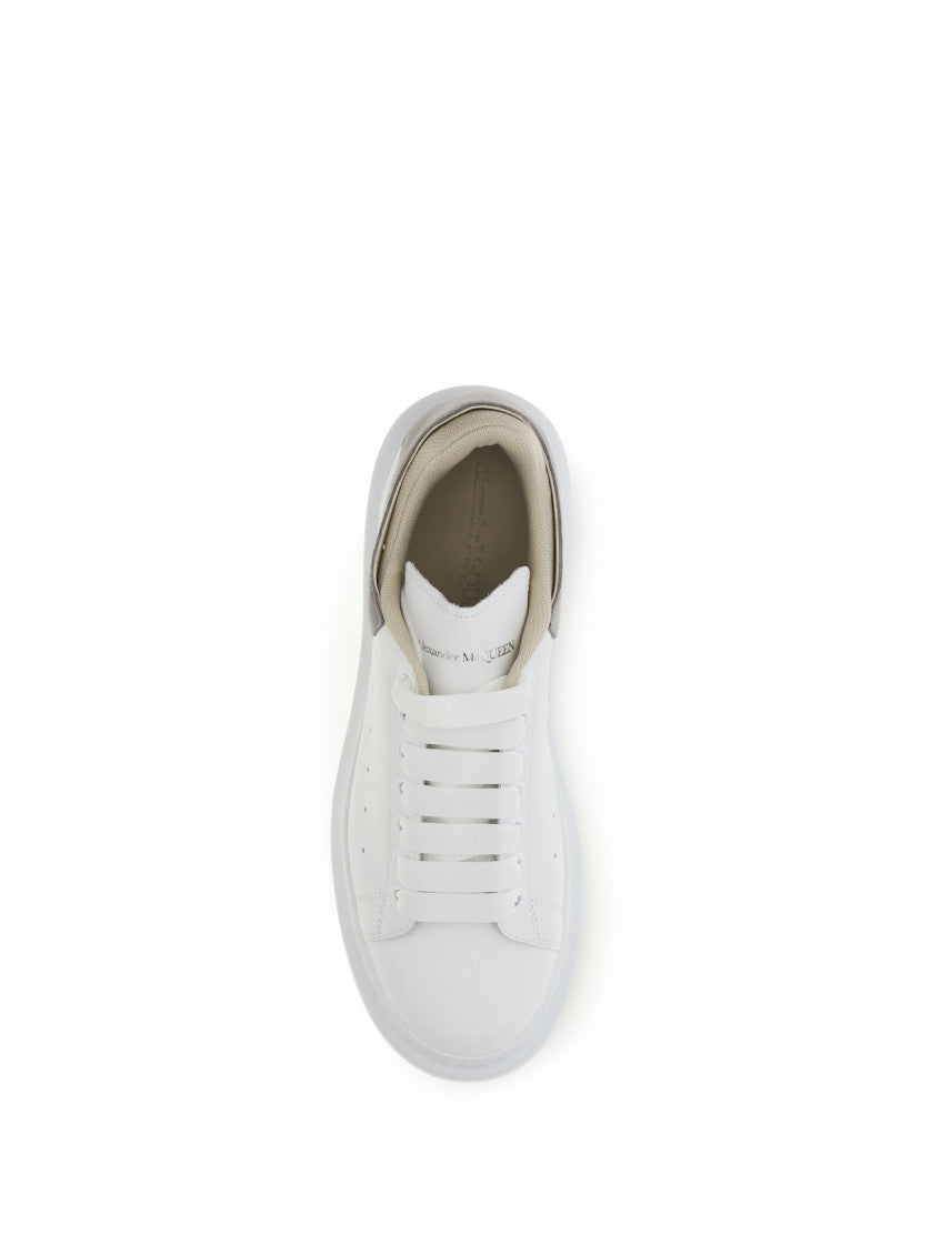 White Color Block Sneakers 4