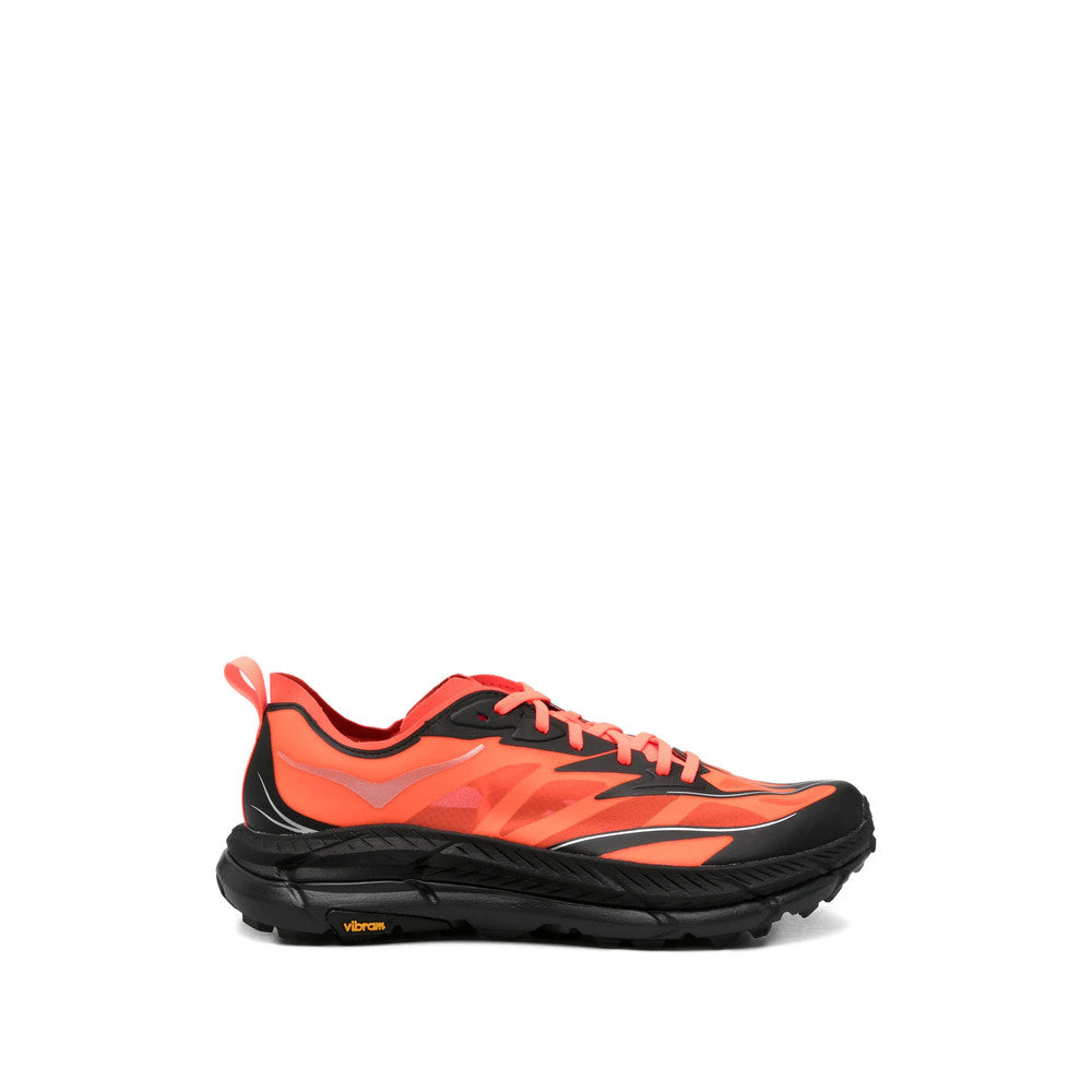 Orange Textured Sneakers 1