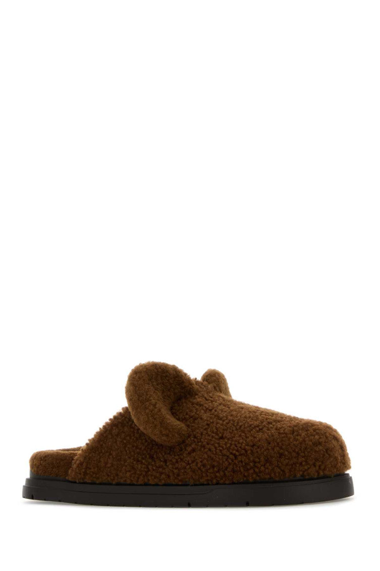 Brown Slip-on Slides 2