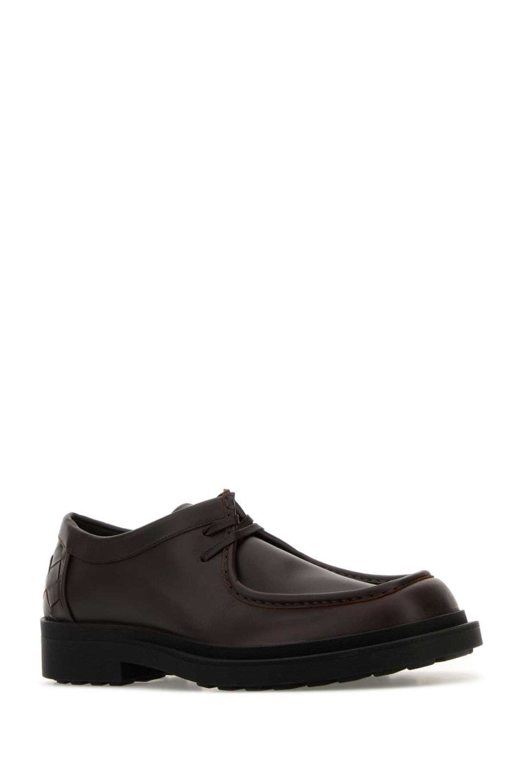 Dark Brown Leather Lace-up Shoes 2