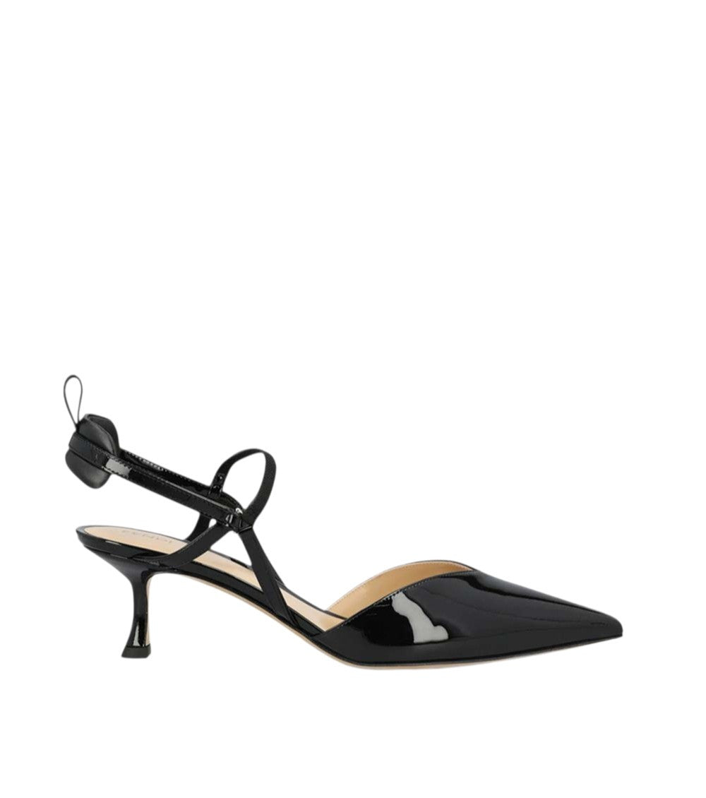 Black Leather Colibrì Pumps 2