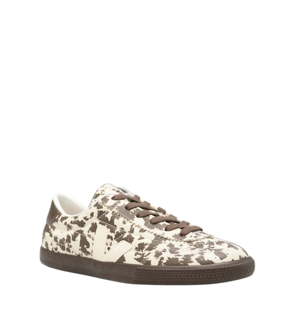 Beige Printed Sneakers 2
