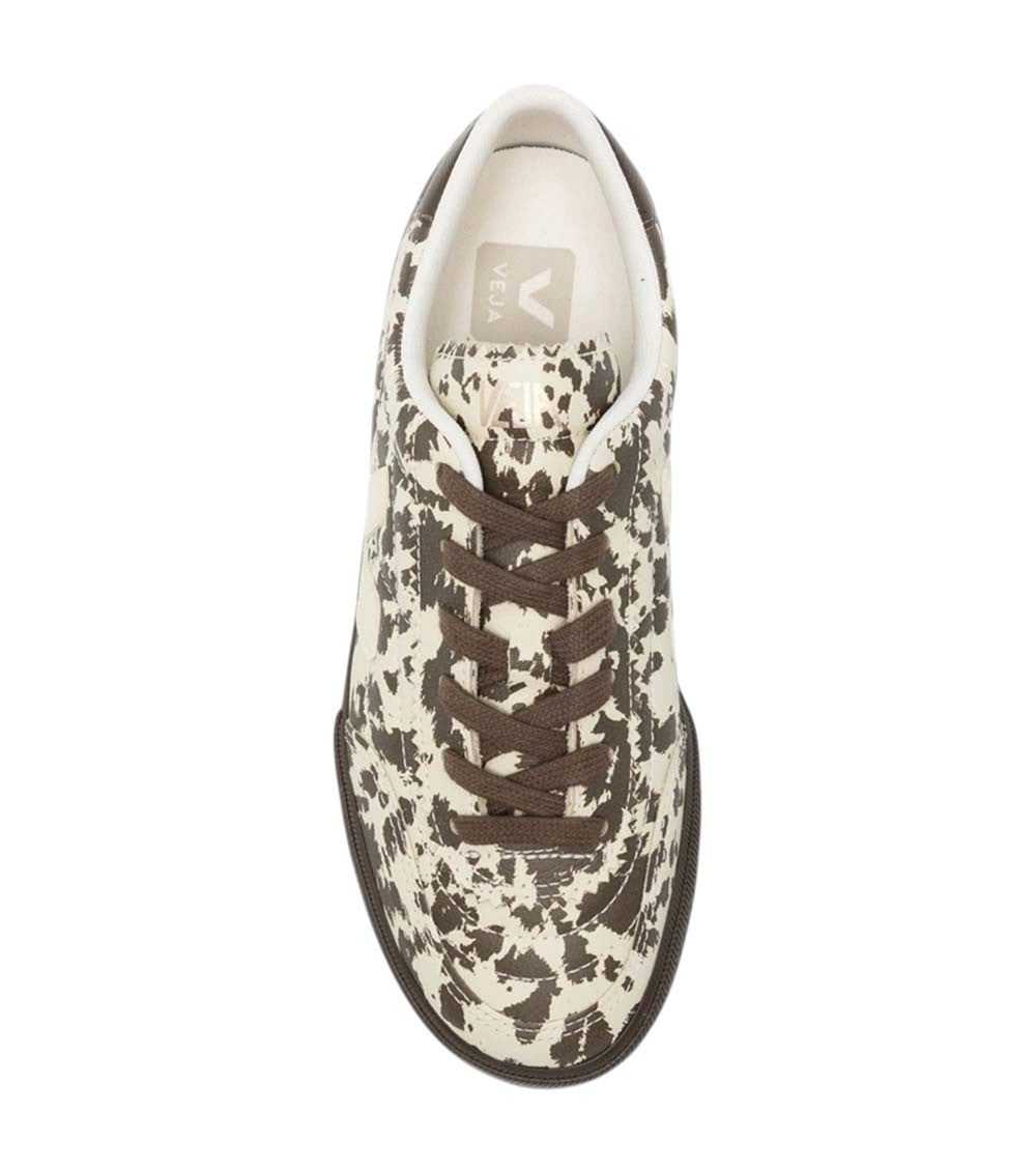 Beige Printed Sneakers 3