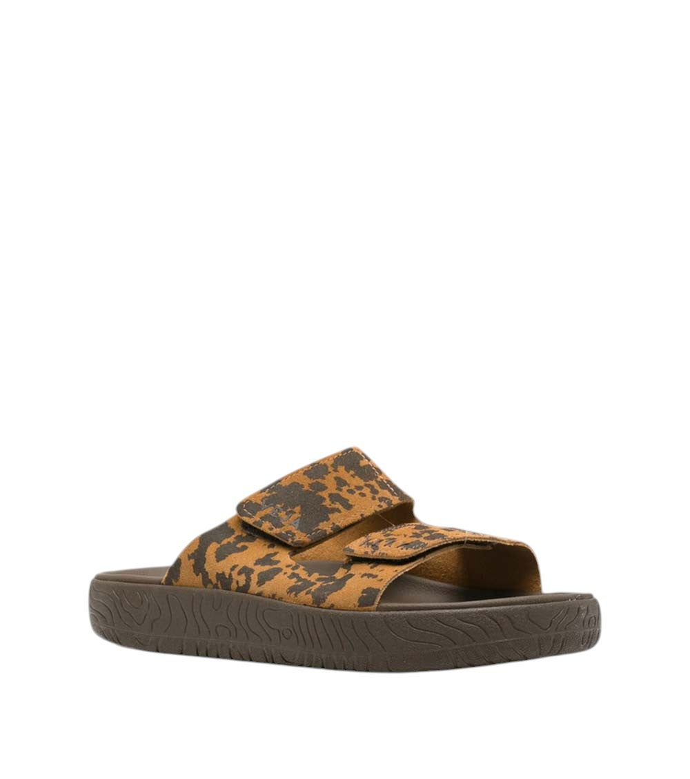 Brown Animal Print Cawil Sandals 3