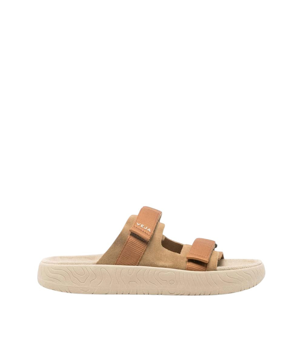 Beige Logo Tenco Sandals 1