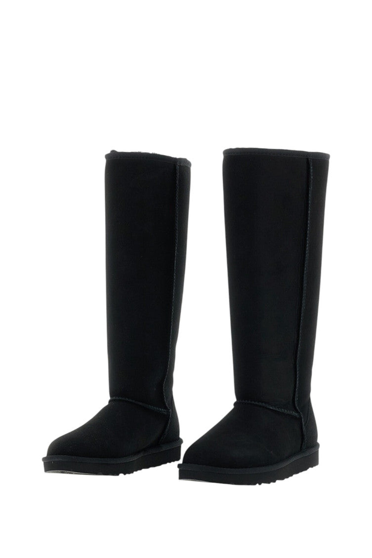 Black High Twinface Boots 2