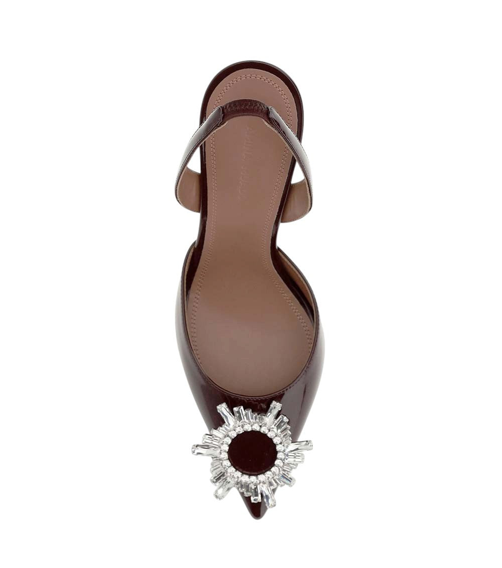 Burgundy Begum Pumps 4