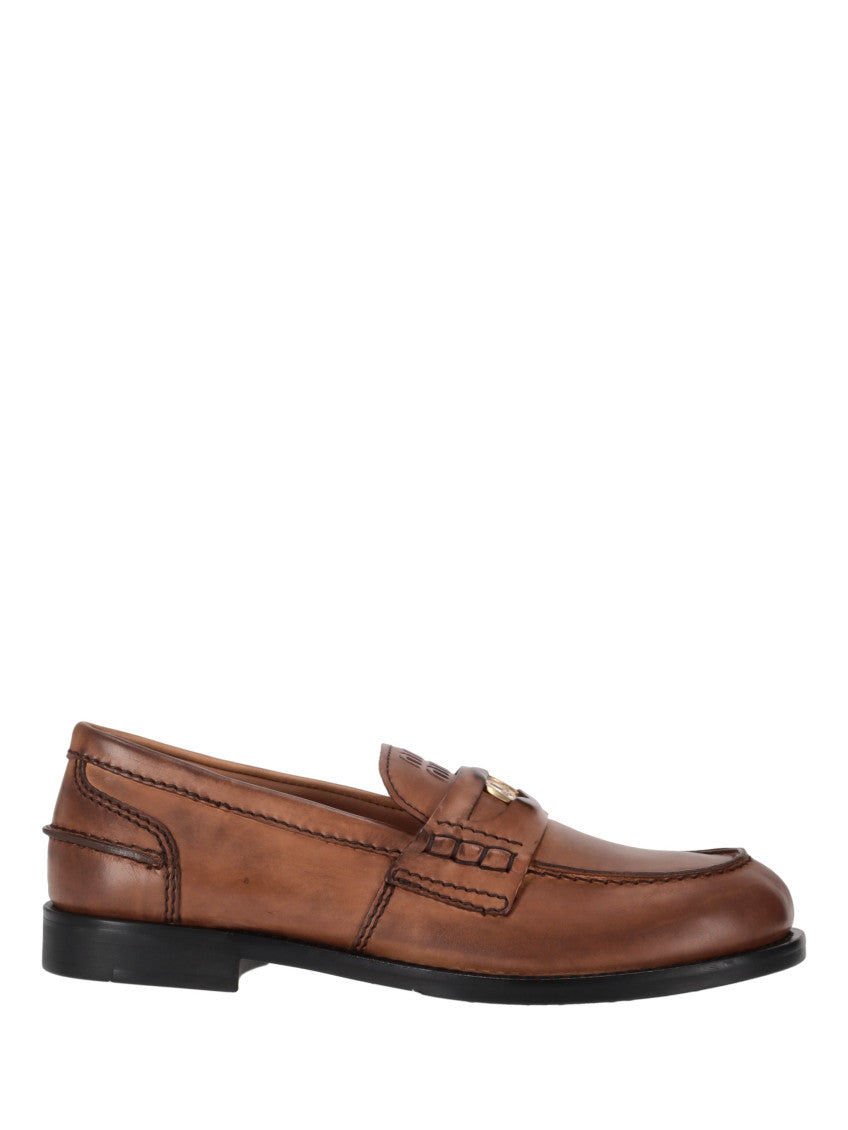 Brown Leather Loafers 1