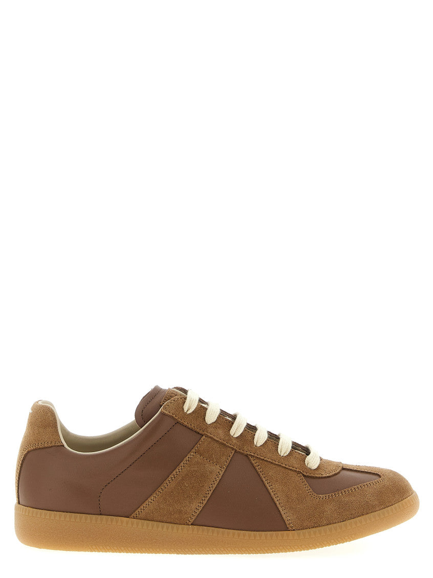 Brown Lace Up Sneakers 1