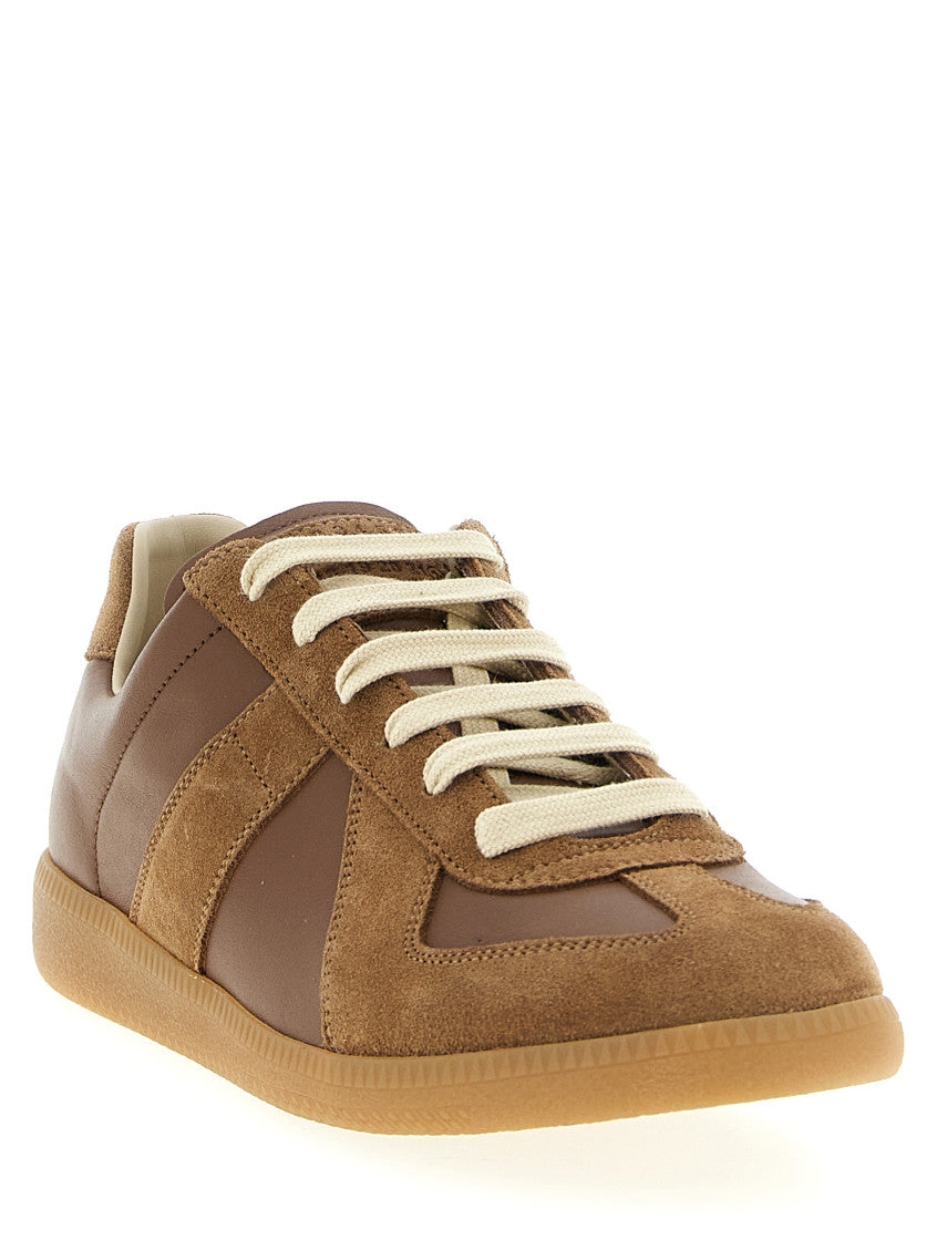 Brown Lace Up Sneakers 2