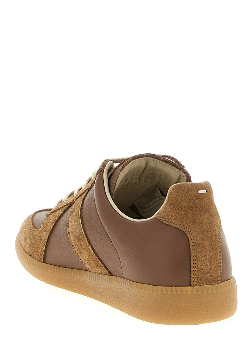 Brown Lace Up Sneakers 3