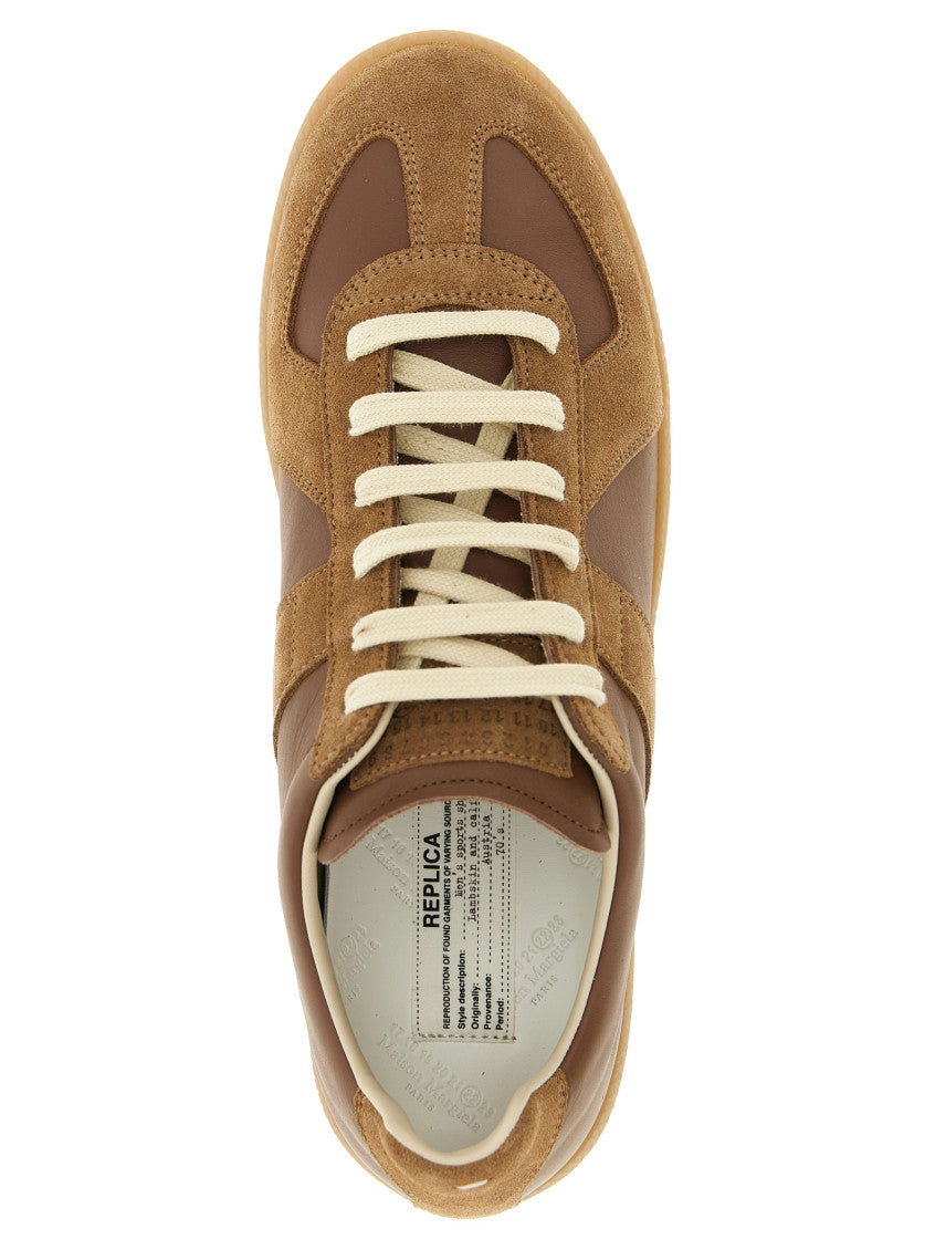 Brown Lace Up Sneakers 4