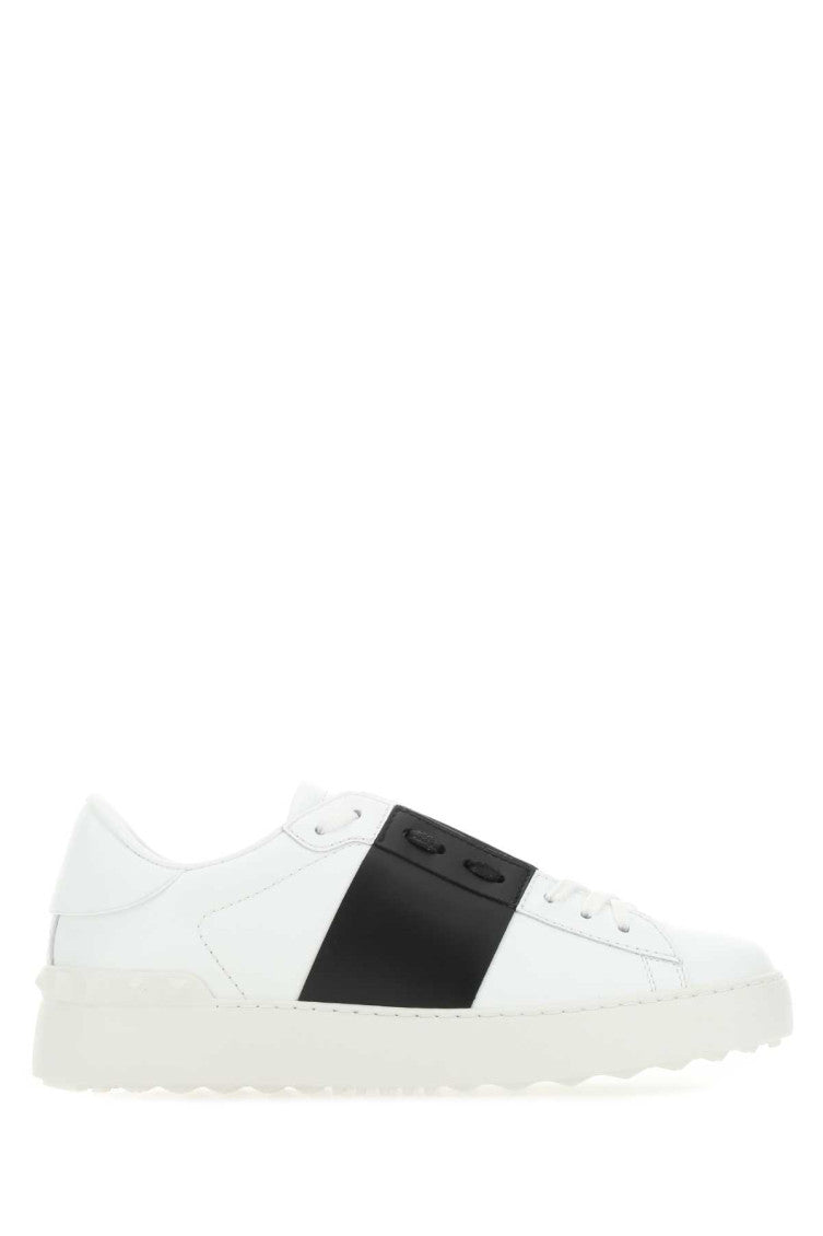 White Leather Sneakers 1