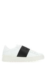 White Leather Sneakers 1