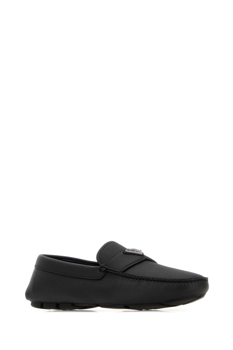 Black Leather Loafers 2