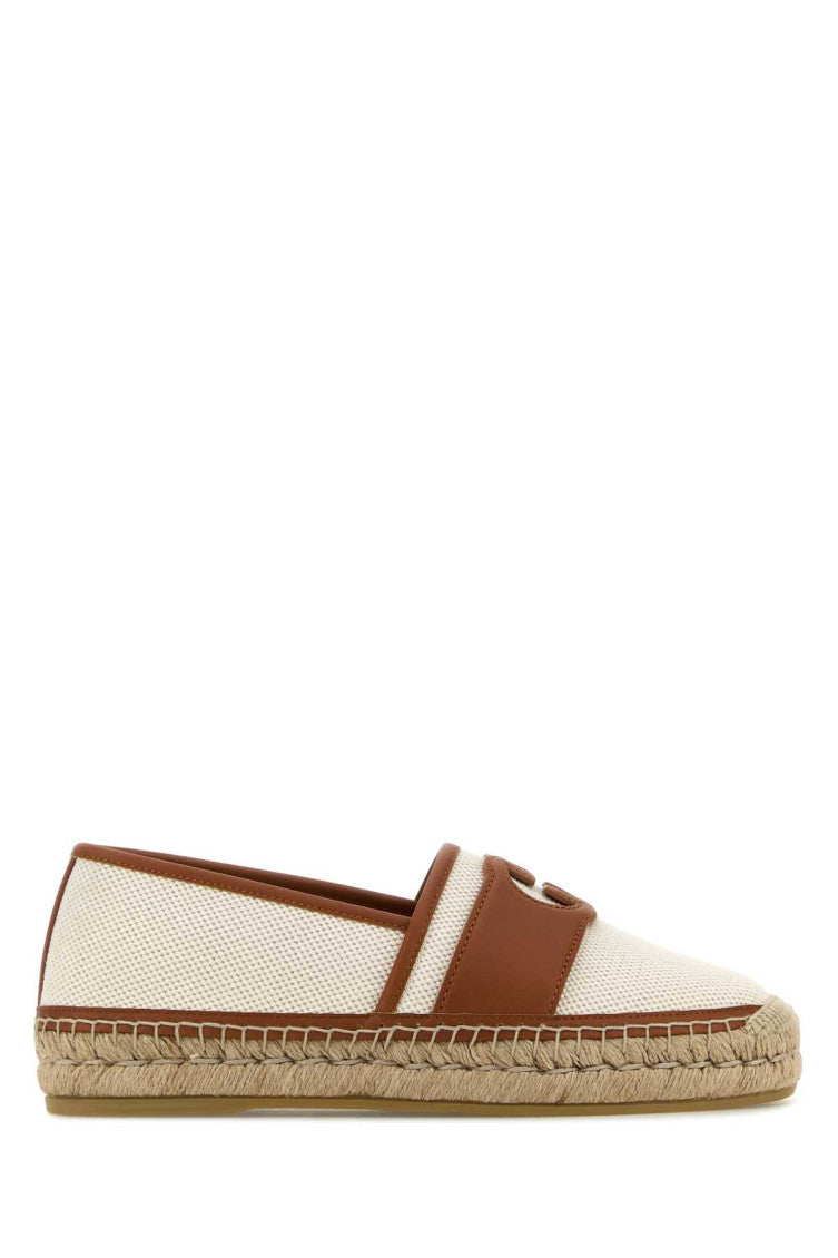 Ivory Canvas Espadrilles 1