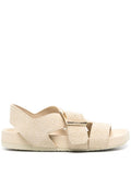 White Ease Leather Sandals 1