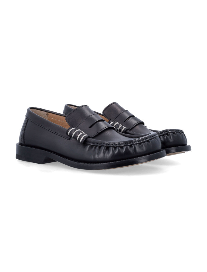 Black Leather Loafers 2