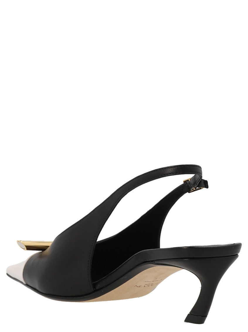 Black Slingbacks Heels 2