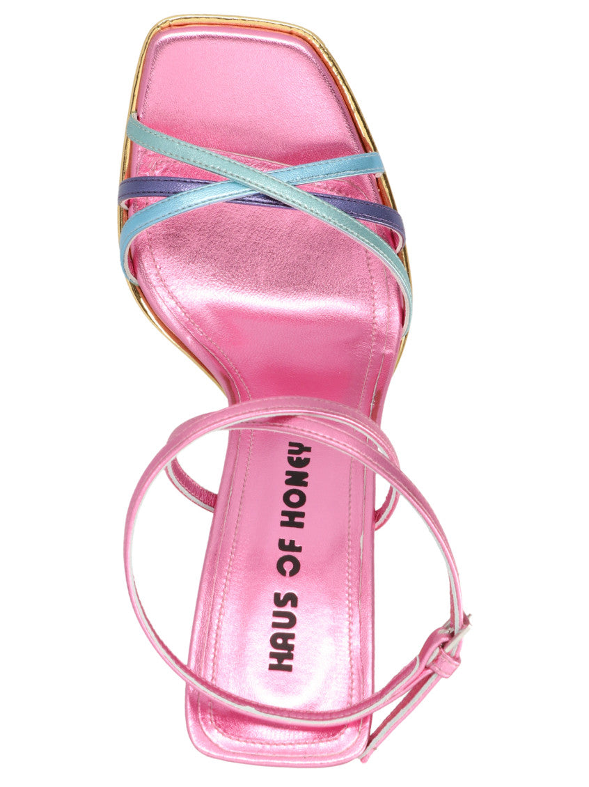 Multicolor Platform Heels 3