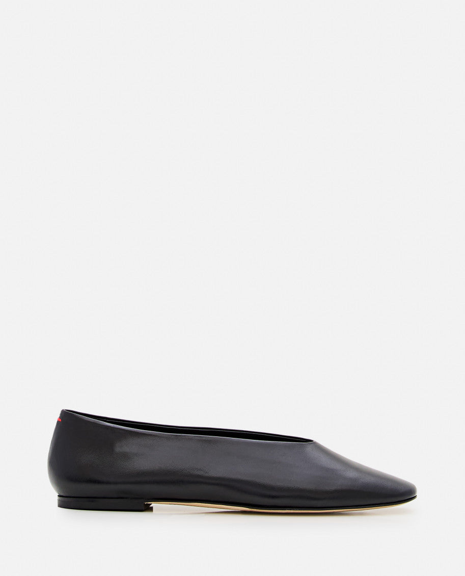 Black Slip On Ballet Flats 1
