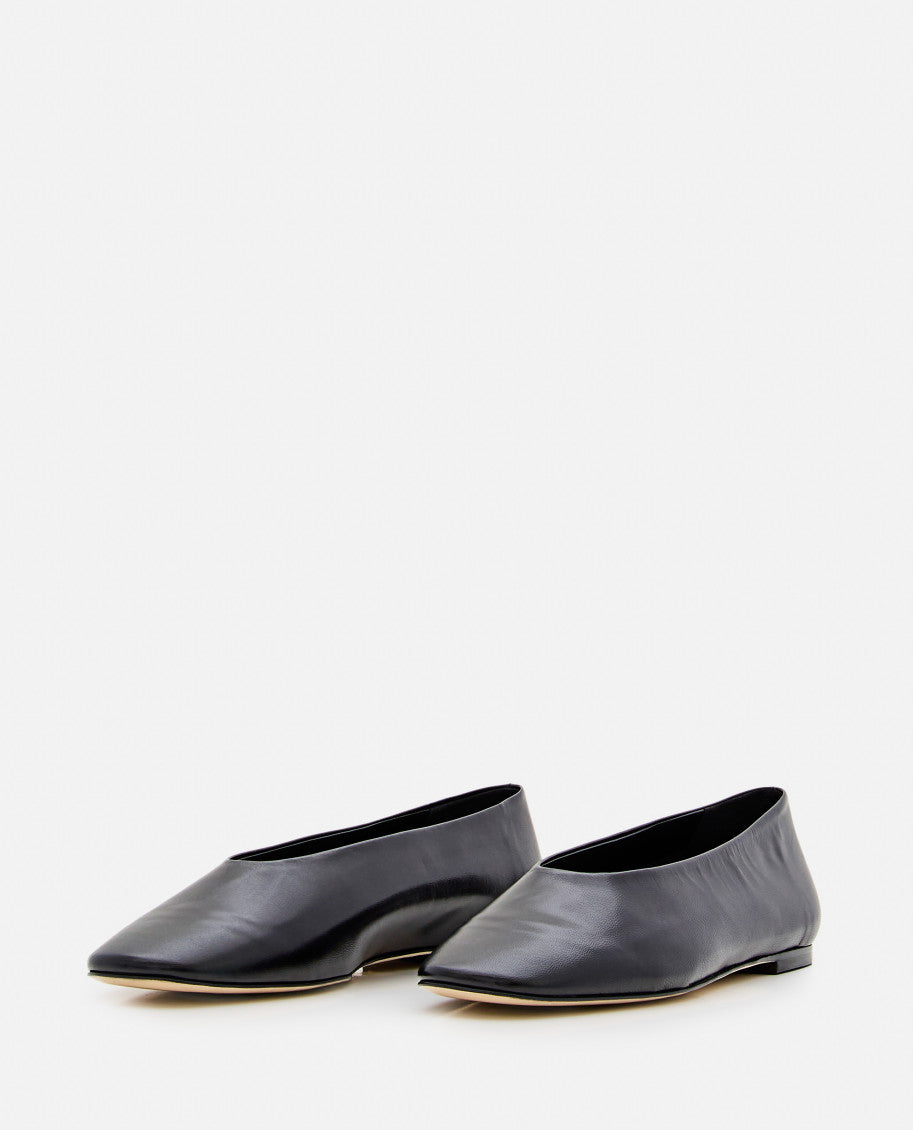 Black Slip On Ballet Flats 2