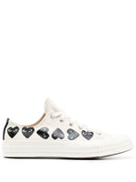 White Round Toe Sneakers 1