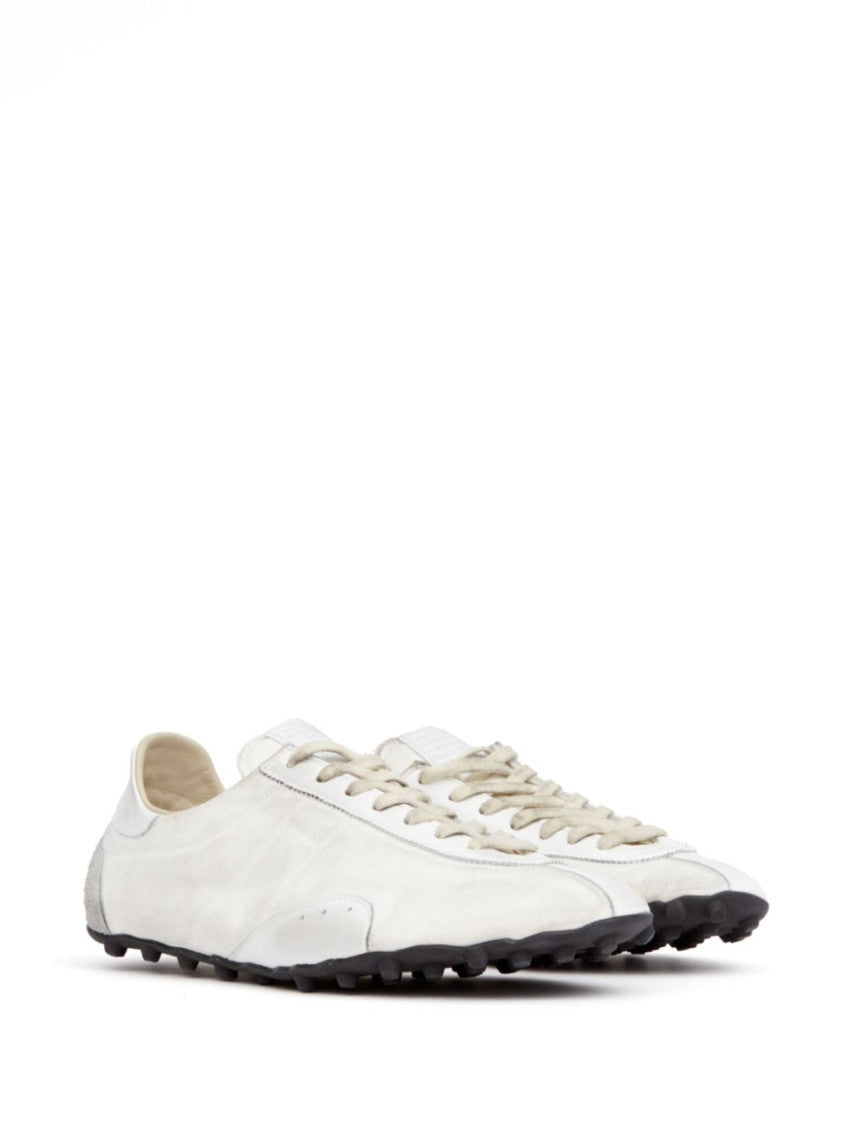White Lace Up Sneakers 2