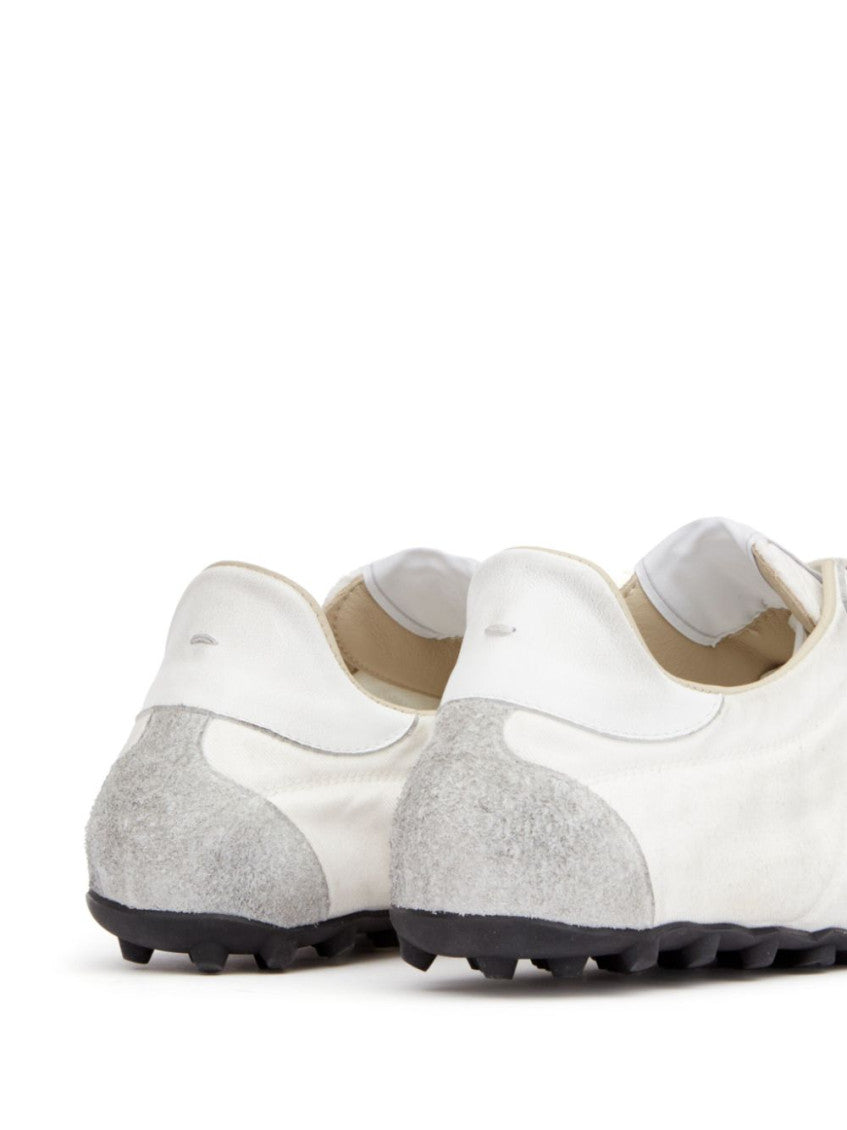 White Lace Up Sneakers 3