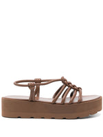 Brown Leather Sandals 1