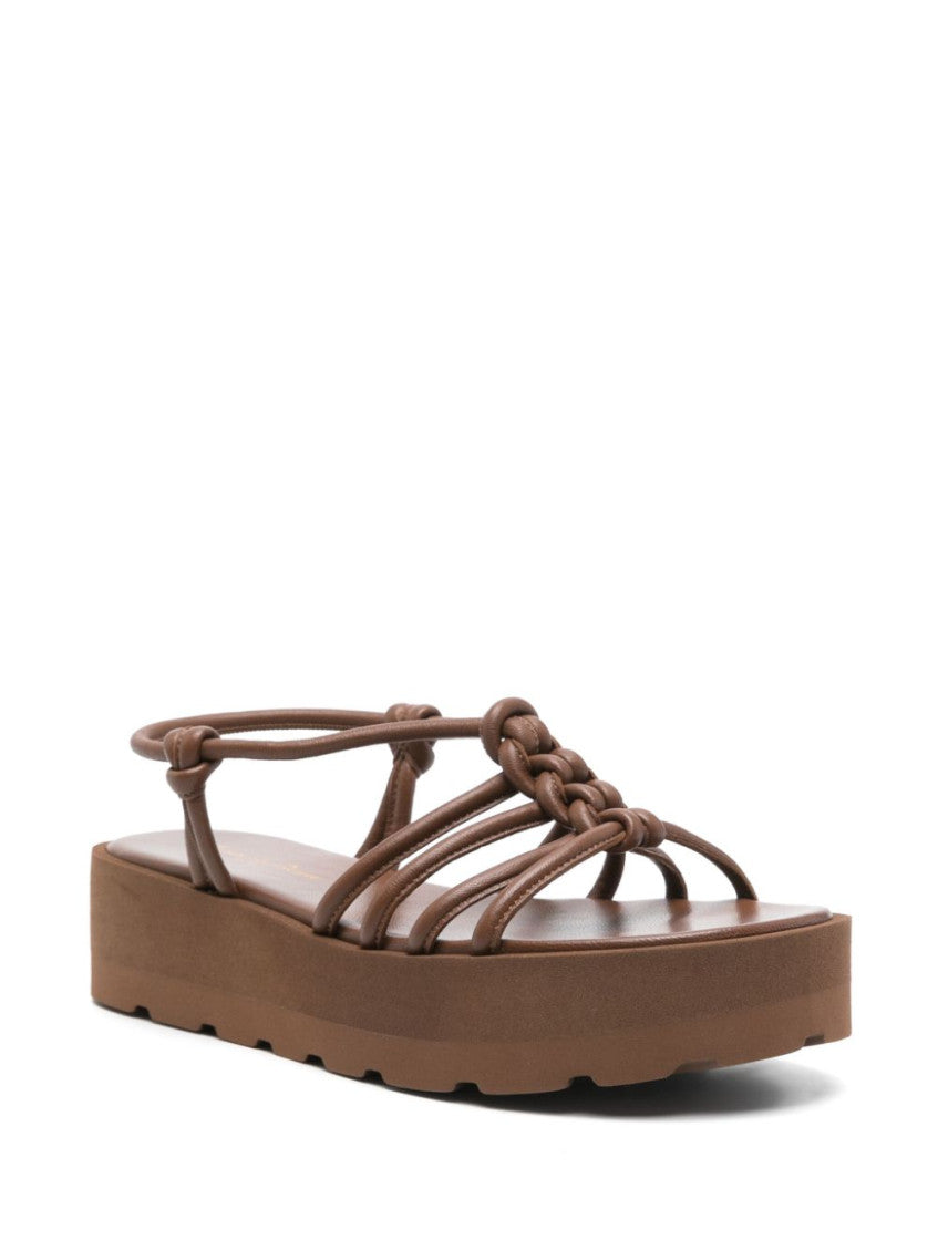Brown Leather Sandals 2