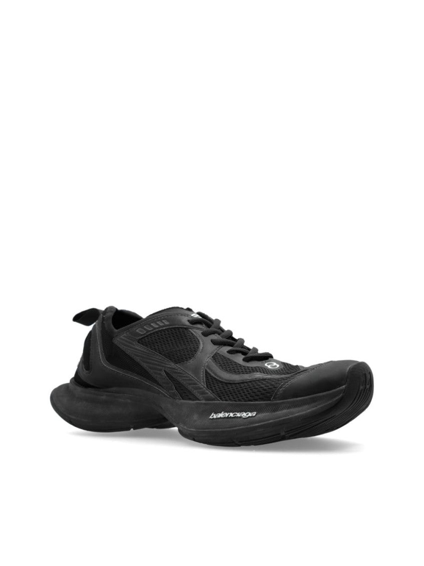 Black Lace Up Sneakers 2