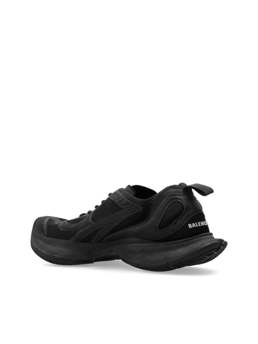 Black Lace Up Sneakers 5